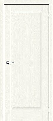 Прима-10 White Wood дверь межкомнатная Экошпон