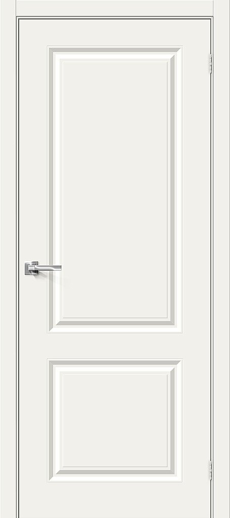 Дверь Скинни-12 Эмаль Белая