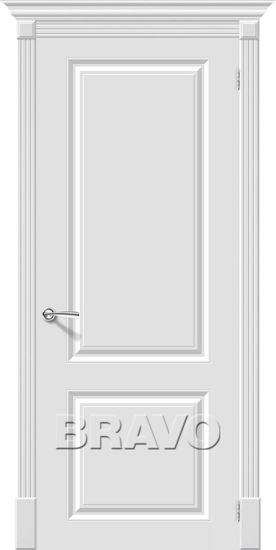 Дверь межкомнатная Скинни-12 Whitey