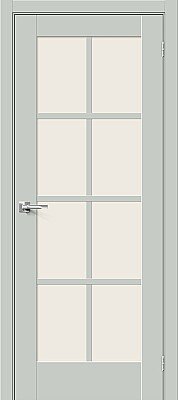Прима-11 Grey Matt дверь межкомнатная Эмалит