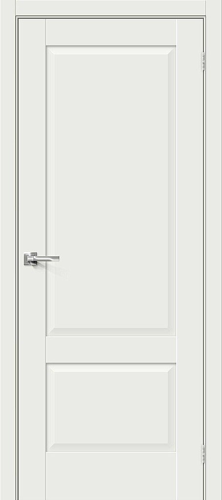 Дверь Прима-12 White Matt Эмалит
