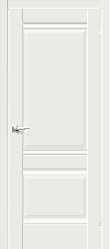 Дверь Прима-2 White Matt Эмалит