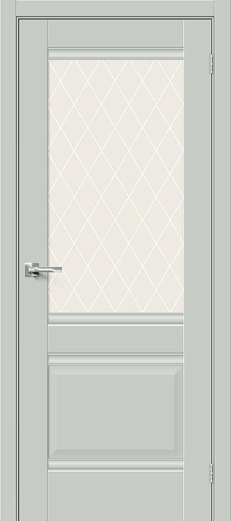 Дверь Прима-3 Grey Matt Эмалит