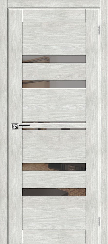Дверь Порта-30 Mirox Grey Bianco Veralinga