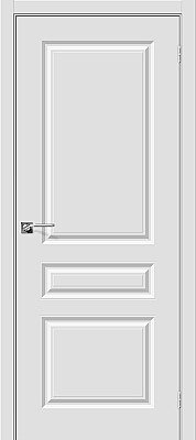 Скинни-14-Белый дверь межкомнатная Винил